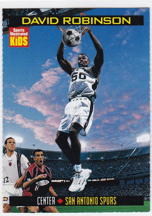 David Robinson San Antonio basketball card from 1999 Sports Illustrated for Kids