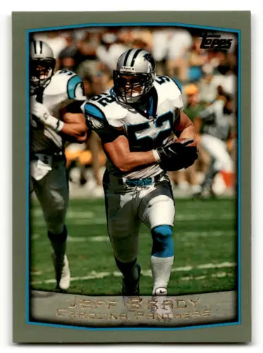 1999 Topps #227 Jeff Brady Football Trading Card with original gloss from Simply Sandoval