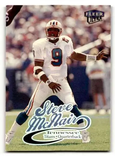 1999 Ultra #81 Steve McNair Tennessee Titans Football Card with original gloss finish