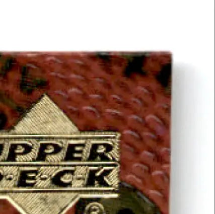Red-brown textured sports card box for 1999 Upper Deck Football Ovation Steve Young
