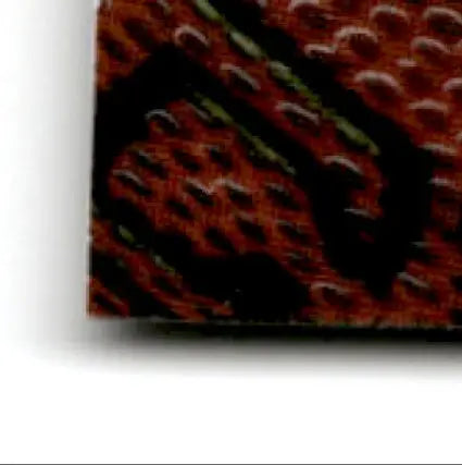 Textured brown and black fabric with sheen for Upper Deck Football Ovation Steve Young card