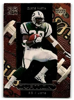 Curtis Martin football card from 1999 Upper Deck Ovation #39 collectible series