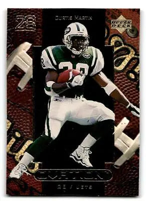 Curtis Martin football card from 1999 Upper Deck Ovation #39 collectible series