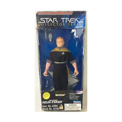 Star Trek action figure in packaging of Chief Engineer Miles O’Brien by Playmates Star Trek