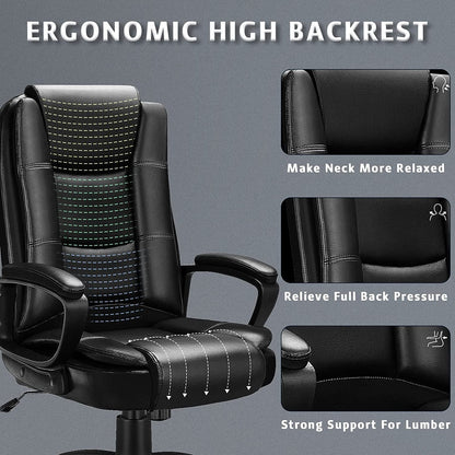 Ergonomic High-Back Office Chair for Managers-3