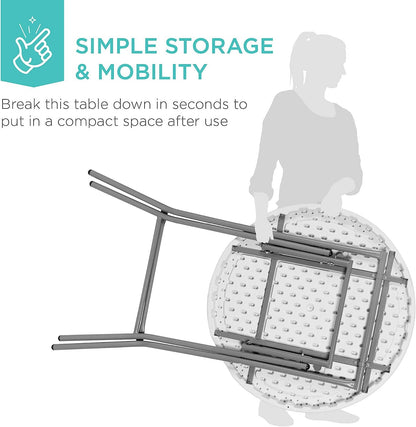 Bar Height Folding Table for Indoor/Outdoor Use-4