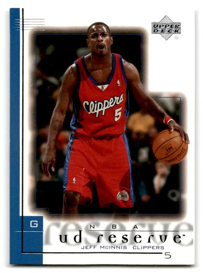 2000-01 UD Reserve #35 Jeff McInnis - Trading Card