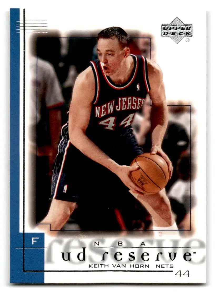 2000-01 UD Reserve #53 Keith Van Horn - Trading Card