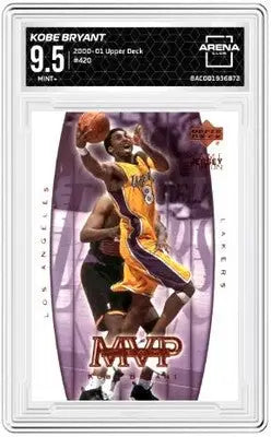 Upper Deck Kobe Bryant basketball card from 2000-01 Arena Club product