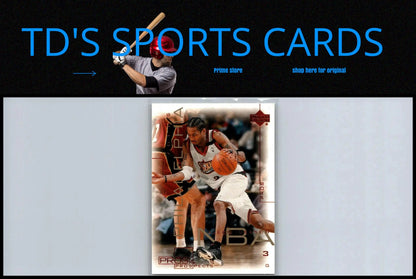 Basketball trading card of Allen Iverson from Upper Deck Pros & Prospects series