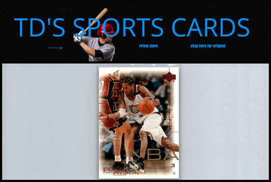 Basketball trading card of Allen Iverson from Upper Deck Pros & Prospects series