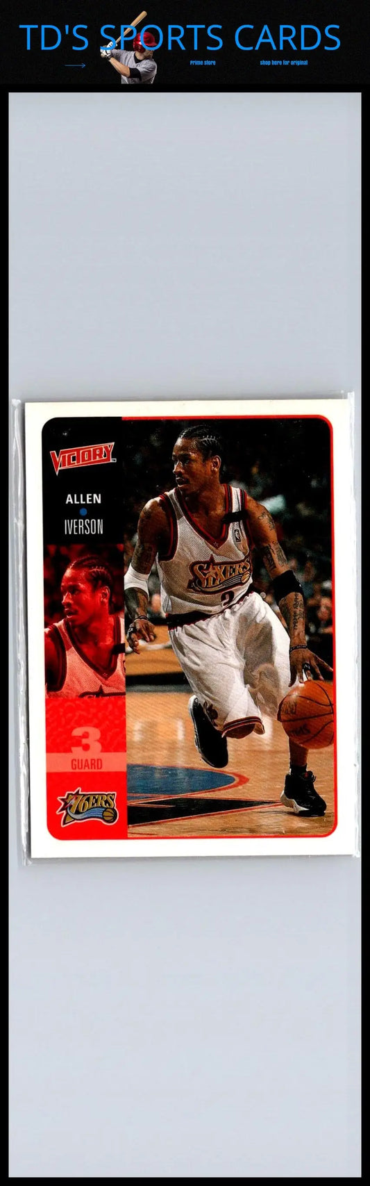 Allen Iverson 2000-01 Upper Deck Victory #153 Basketball Card Collectible