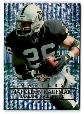 Napoleon Kaufman trading card from 2000 Collector’s Edge Masters #135 limited edition