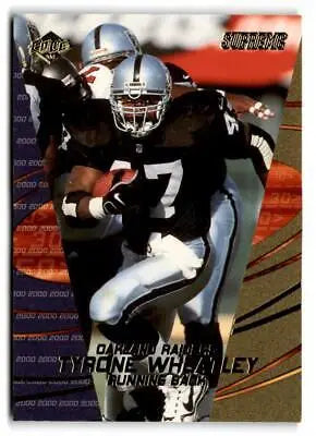 Tyrone Wheatley in 2000 Collector’s Edge Supreme trading cards #105 collectible image