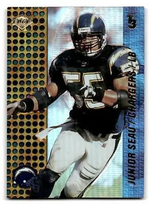 Junior Seau trading card from the 2000 Collector’s Edge T3 #121 collection