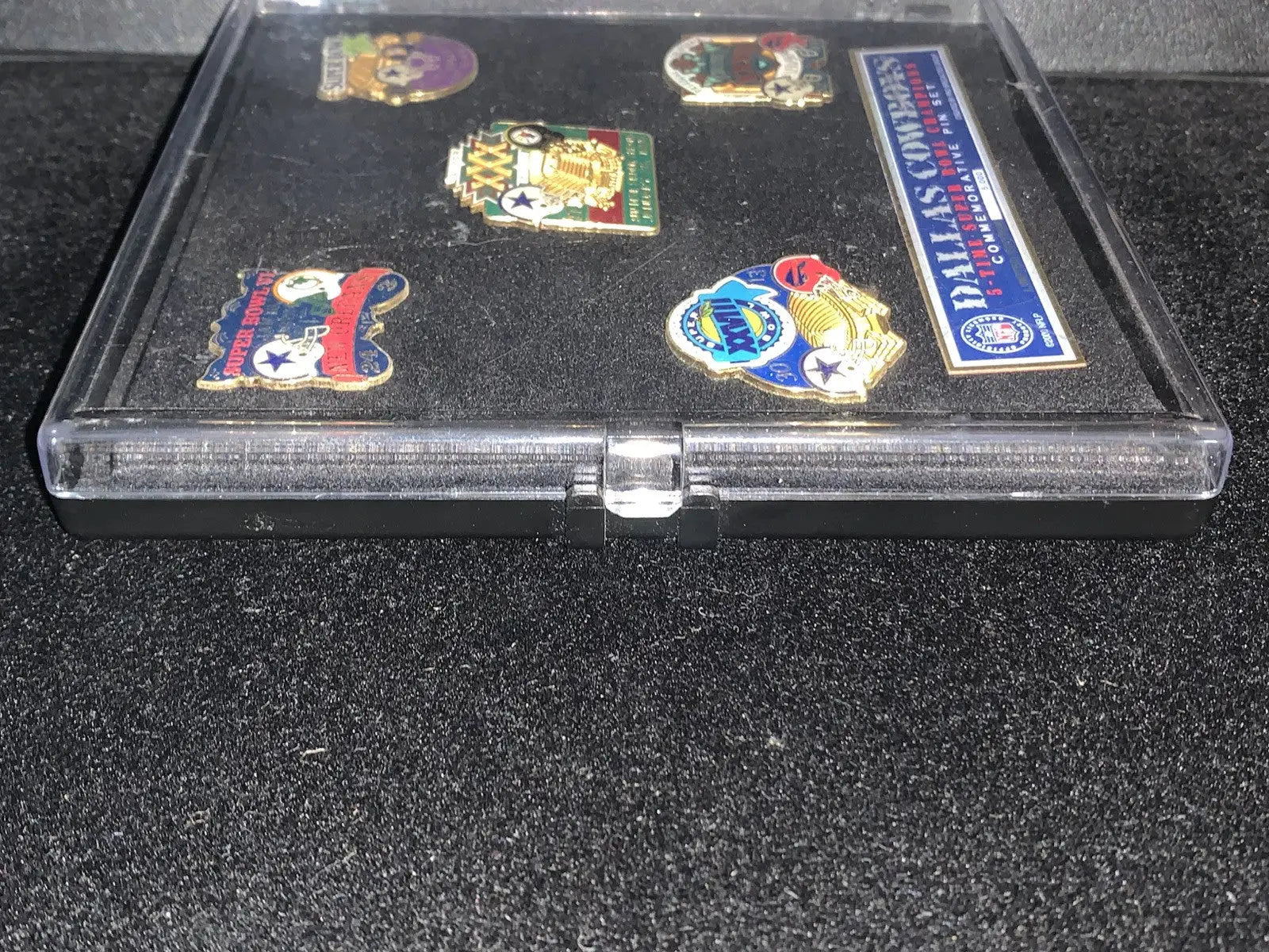 Dallas Cowboys 5 Time Super Bowl Champions Commemorative Pin Set for collectors