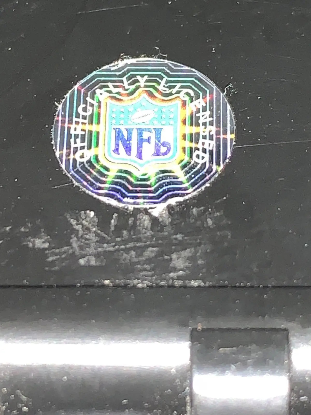 Holographic NFL sticker from 2000 Dallas Cowboys 5 Time Super Bowl Champions Pin Set