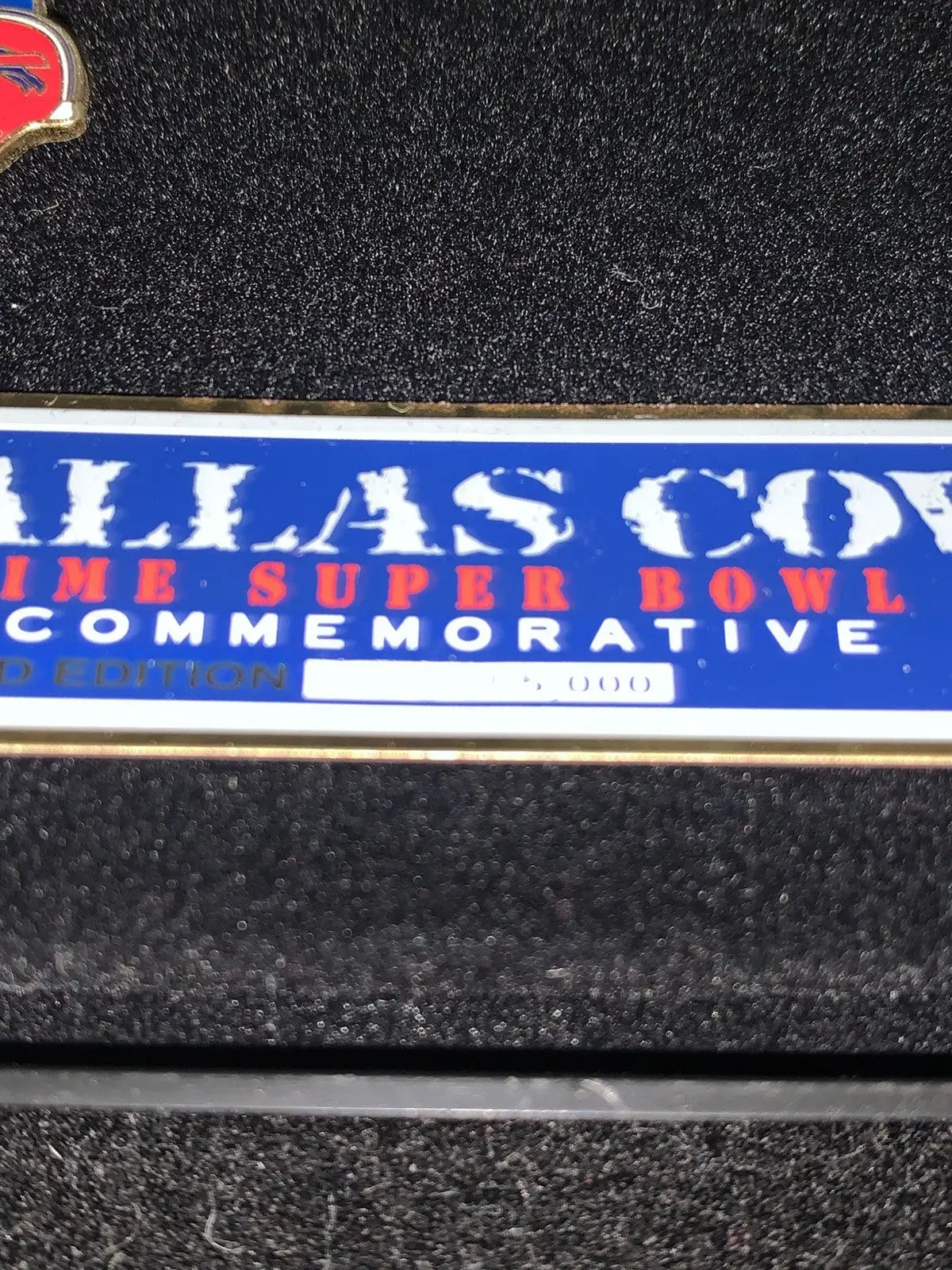 Dallas Cowboys Commemorative Super Bowl Pin Set celebrating Five Time Super Bowl Champions