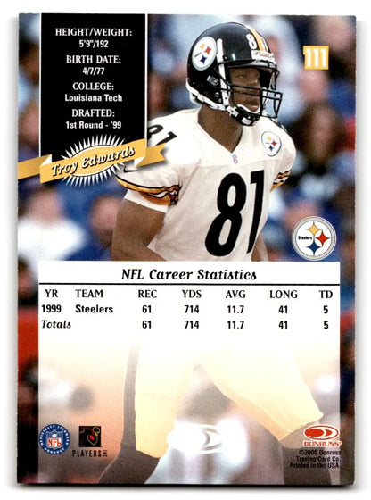 2000 Donruss #111 Troy Edwards - Trading Cards