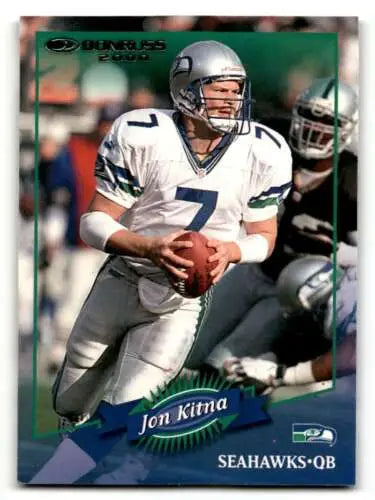 Jon Kitna Seattle Seahawks Football Card 2000 Donruss with original gloss EX/NM grade