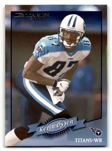 Kevin Dyson Tennessee Titans Football Card 2000 Donruss EX/NM original gloss collectible