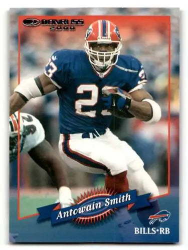 2000 Donruss #16 Antowain Smith Buffalo Bills Football Card with original gloss design