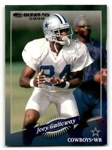 2000 Donruss #43 Joey Galloway Dallas Cowboys Football Card in original gloss condition
