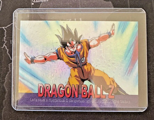 Dragon Ball Z trading card featuring Goku in dynamic pose from Funimation Bird Studio