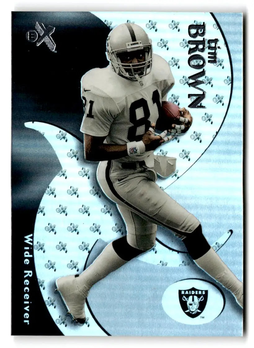 2000 Fleer E-X #28 Tim Brown - Trading Cards