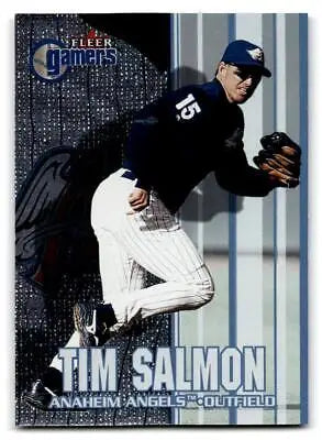 Tim Salmon baseball card from 2000 Fleer Gamers trading cards collection