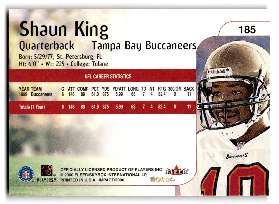 2000 Impact #185 Shaun King - Trading Card