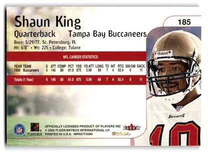 2000 Impact #185 Shaun King - Trading Card