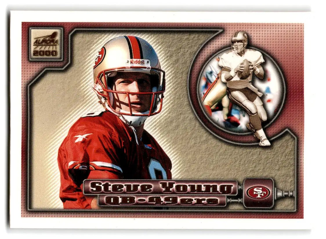 2000 Pacific Aurora #130 Steve Young - Trading Card