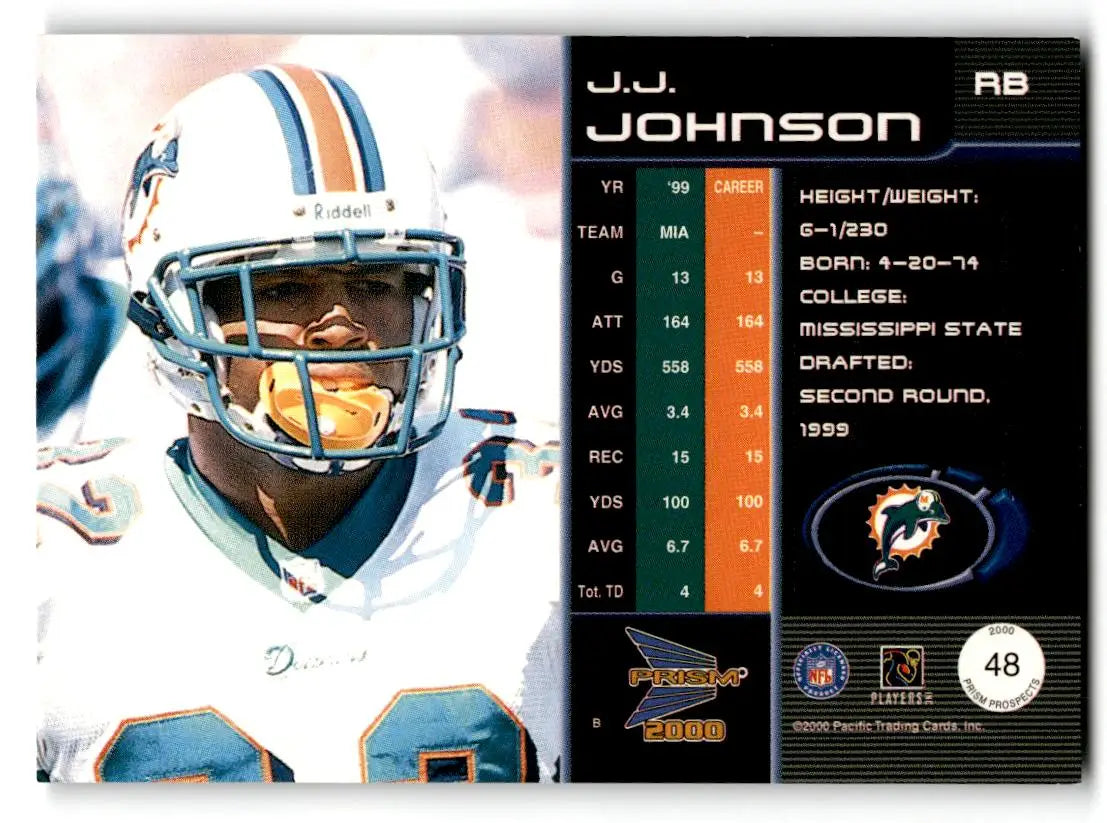2000 Pacific Prism Prospects #48 J.J. Johnson - Trading Card