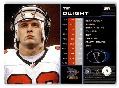 2000 Pacific Prism Prospects #5 Tim Dwight - Trading Cards