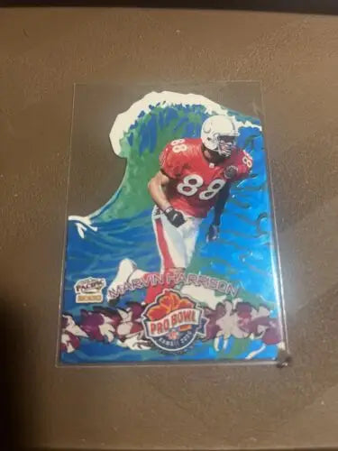 2000 Pacific Pro Bowl Football Marvin Harrison Die Cut Card #4 SC7877 for collectors
