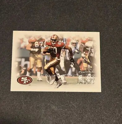 Jerry Rice football card from SkyBox Dominion featuring San Francisco 49ers player