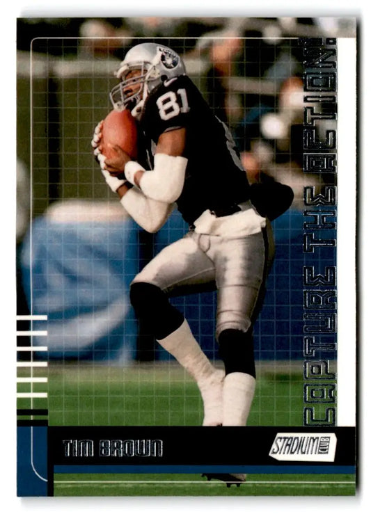 2000 Stadium Club #CA23 Tim Brown Capture the Action - Trading Cards