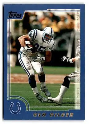 Ken Dilger football card from 2000 Topps #116 trading cards collection
