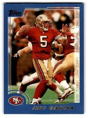 Jeff Garcia football card from 2000 Topps, a must-have for trading cards collectors