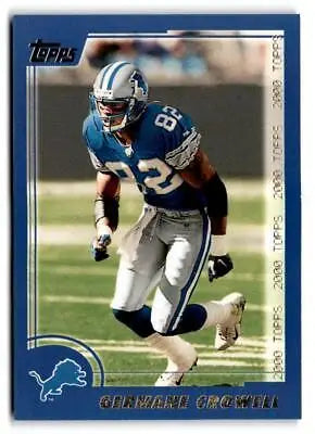 Germane Crowell football card from 2000 Topps trading cards collection