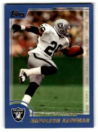 2000 Topps #224 Napoleon Kaufman Oakland Raiders Football Card original gloss condition