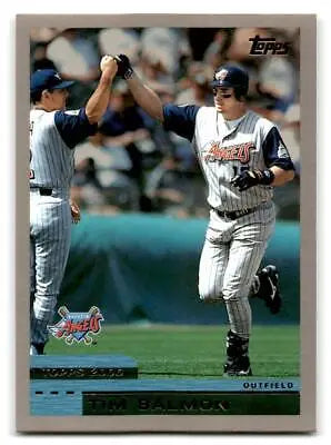 Tim Salmon baseball card from 2000 Topps #348 for trading card collectors