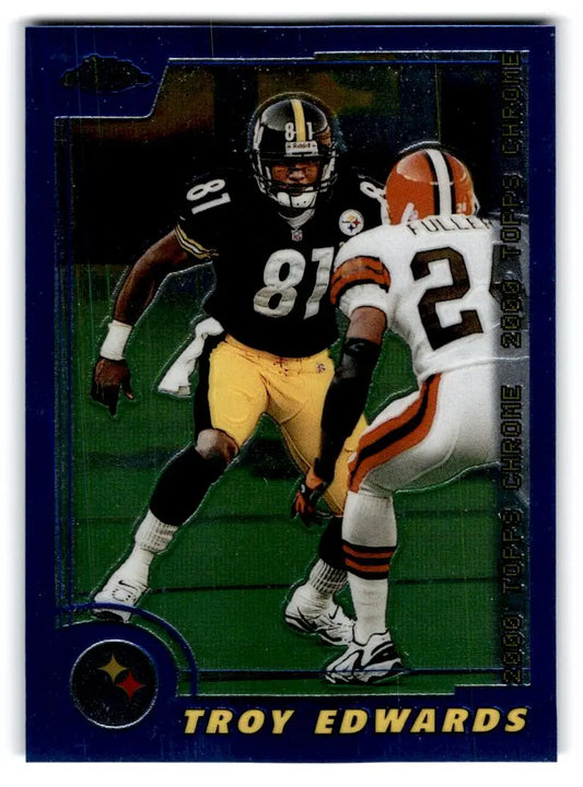 2000 Topps Chrome #2 Troy Edwards - Trading Card