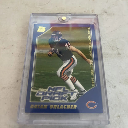 Brian Urlacher trading card from 2000 Topps Collection NFL Draft Pick #383 RC HOF