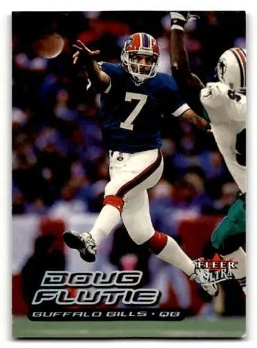 Doug Flutie Buffalo Bills football card in original gloss condition, 2000 Ultra #101