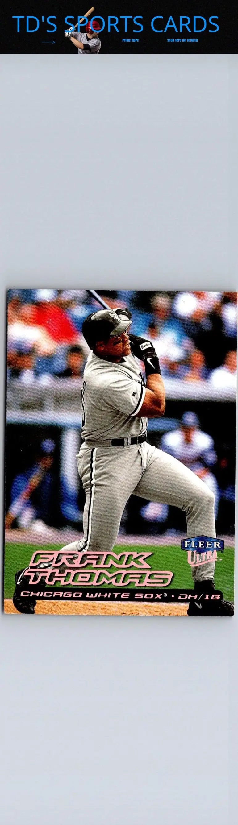 2000 Ultra #140 Frank Thomas Baseball Card from a premier collection of trading cards