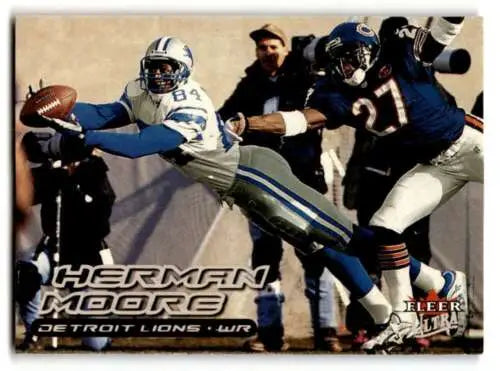 Herman Moore Detroit Lions Football Card 2000 Ultra original gloss collectible