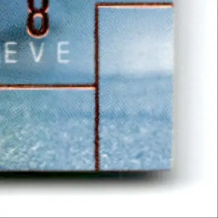 Upper Deck Football art featuring Football Steve Young with ocean scene and dark borders