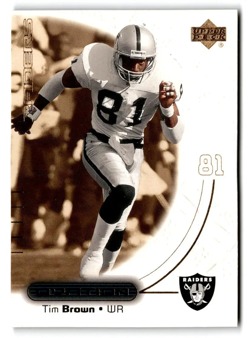 2000 Upper Deck Ovation #41 Tim Brown - Trading Cards